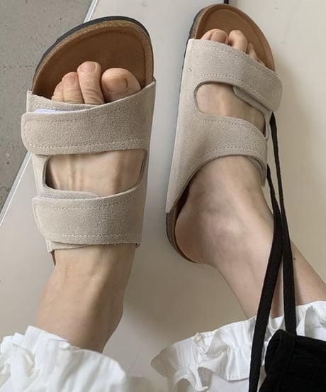 double belt sandal / 5color　hm2267