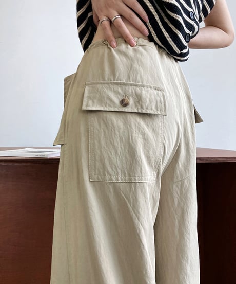 casual wide pants / 2color　hm2061