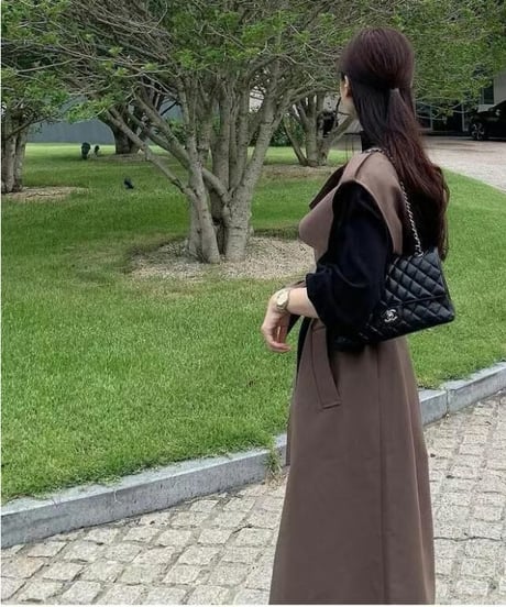 long trench gilet / 3color　hm2592