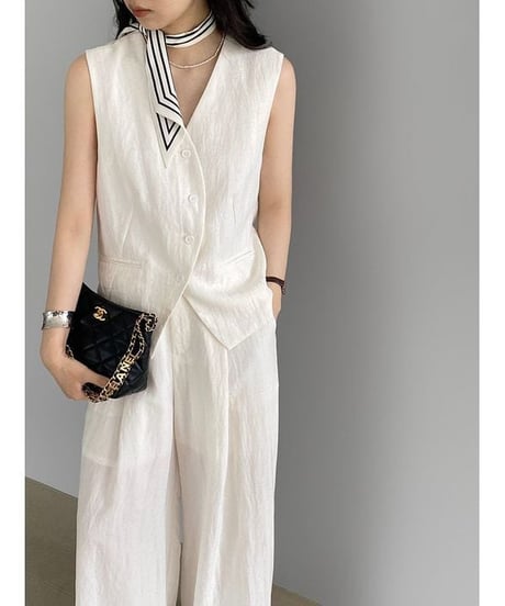sleeveless set-up / 2color　hm2307
