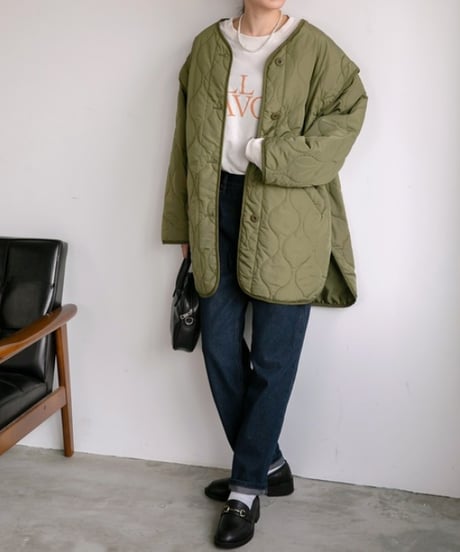 2-way quilted jacket / 3color　hm2688