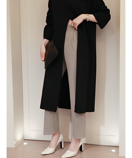 slit turtleneck knit / 3color　hm1876