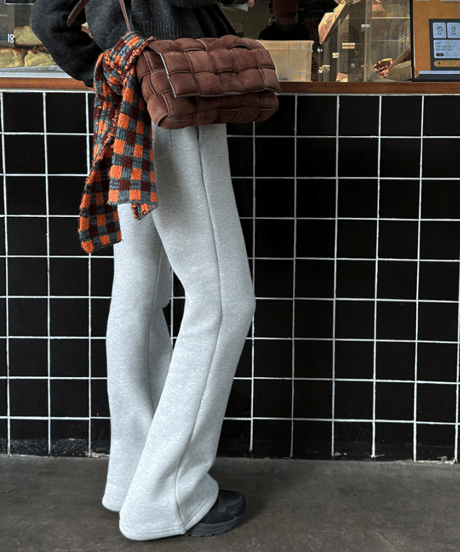 back boa sweat pants / 2color　hm1127