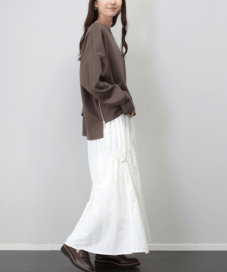 side zipper pullover / 4color　hm2647