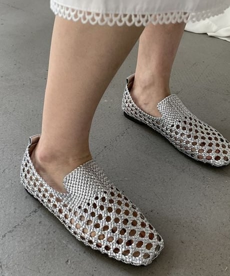 woven slide mules / 3color　hm2367