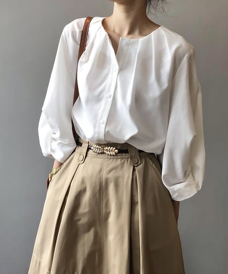 sleeve conscious blouse / 2color　hm1680