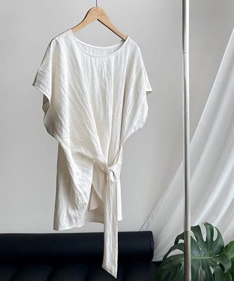 twist hem blouse / 2color　hm2407