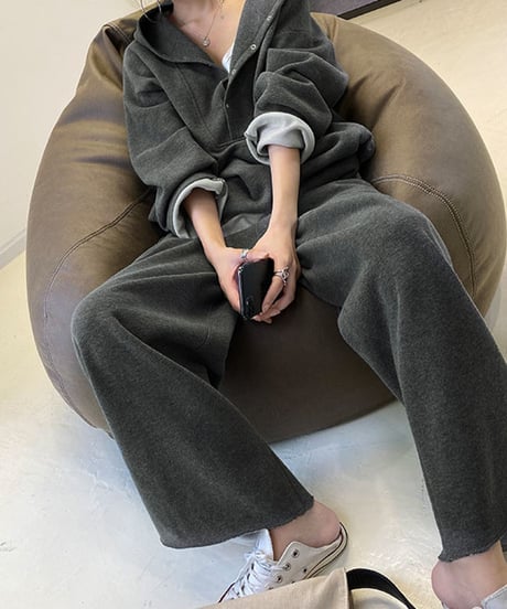 wide pants two-piece / 2color　hm1006