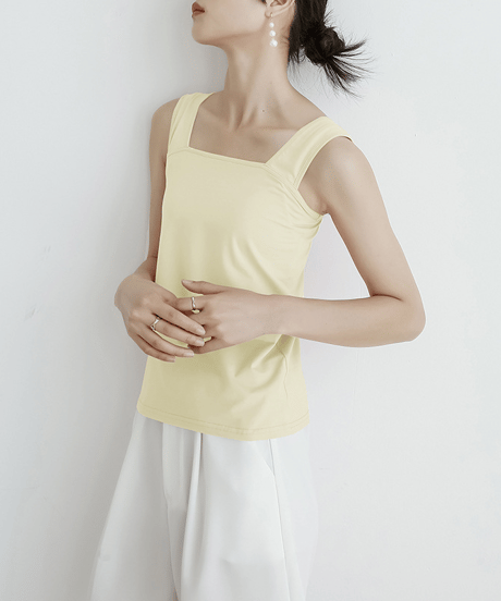square neck tank / 11color　hm2951