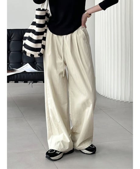 relaxed chino wide pants / 3color　hm2076