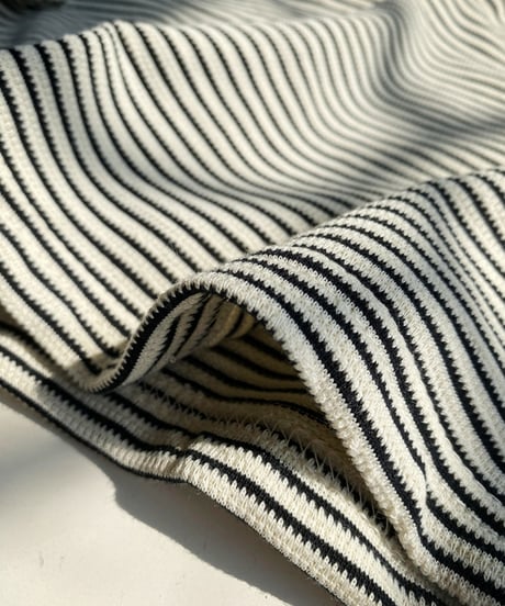 henley neck border top　hm1739