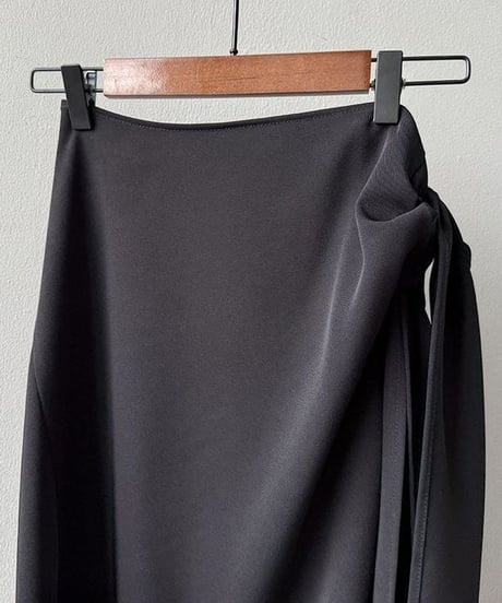 side tie long skirt / 2color　hm2276