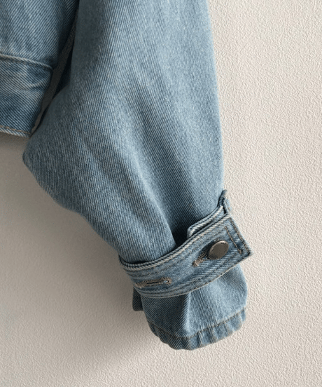 cropped denim jacket / 2color　hm2832