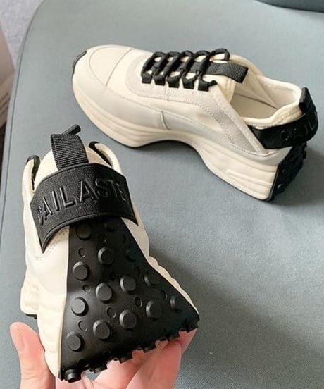 bicolor sneakers / 2color　hm1982
