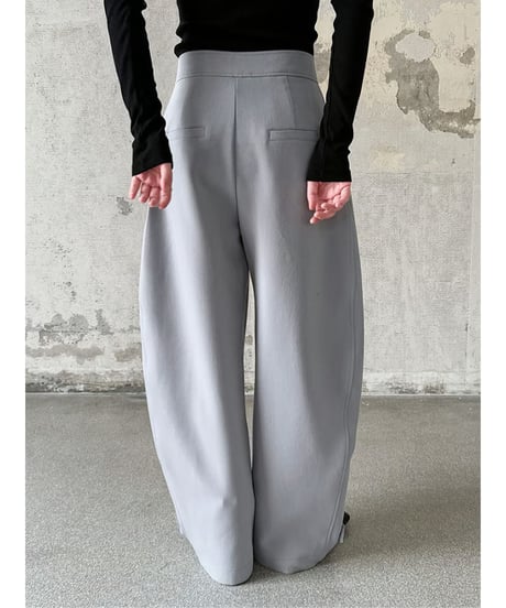 structured wide pants / 2color　hm2078