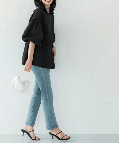 volume sleeve top / 7color　hm2952