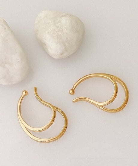 2-string ear cuff / 2color　hm1551
