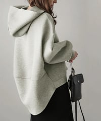 《即納》casual balloon silhouette hoodie　hm1728