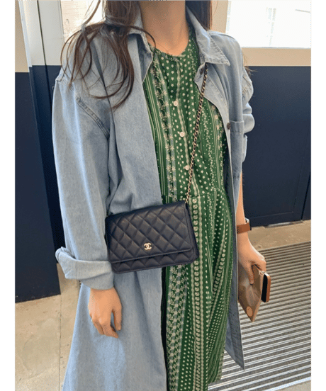 denim long jacket　hm2937
