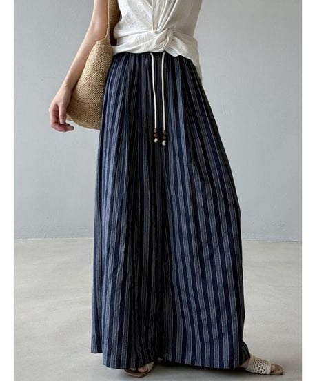 stripe wide pants / 3color　hm2310