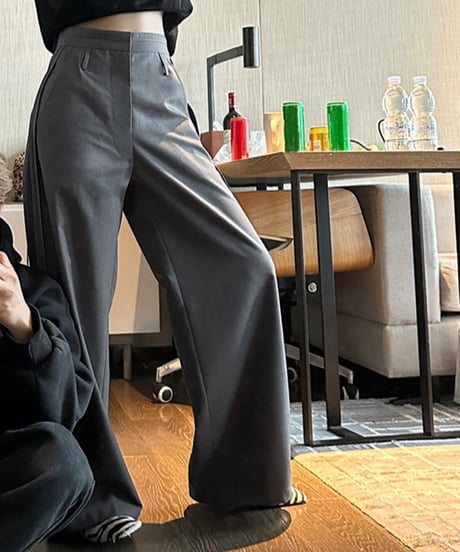 wide leg loose pants / 2color　hm1689