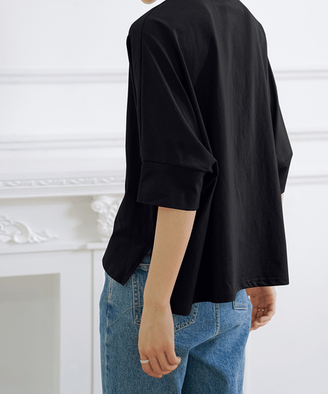 side slit tee / 8color　hm2963