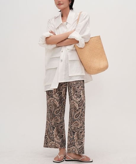 paisley wide pants　hm2305