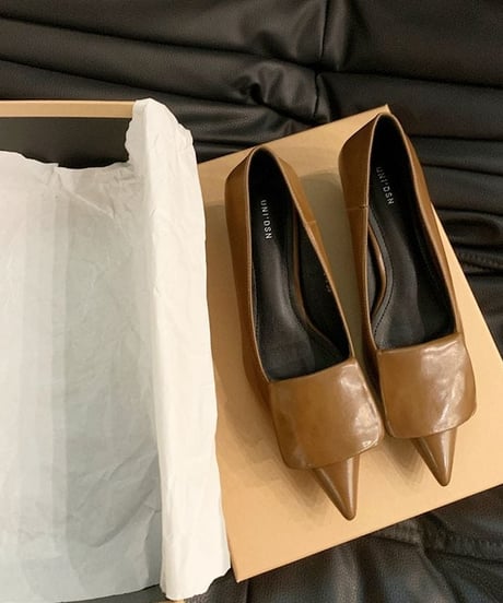 pointed toe design pumps / 4color　hm1904