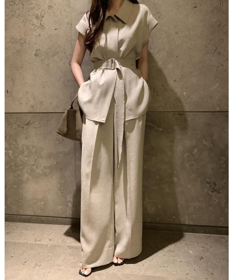 collared pants set / 3color　hm2863