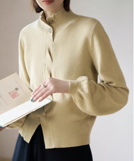 puff sleeve knit / 3color　hm2551