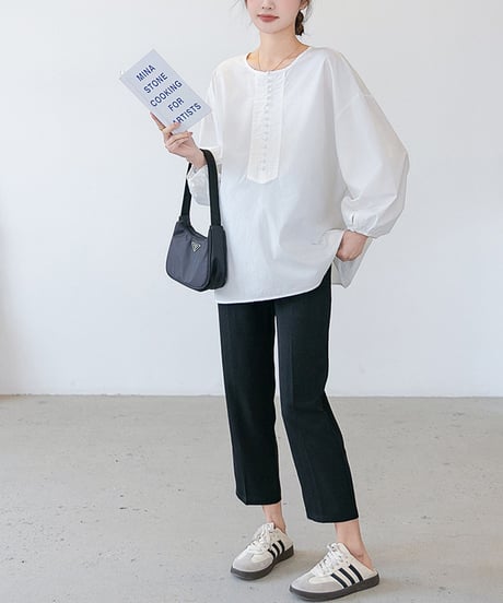 balloon sleeve blouse　hm2158