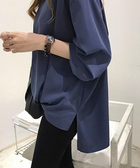 twist chiffon blouse / 3color　hm2896