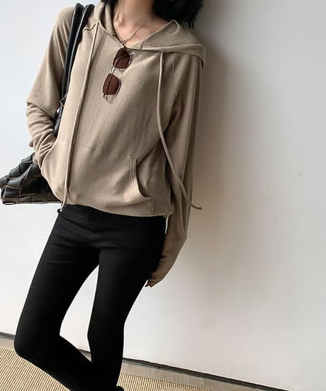 hoodie sweat top / 2color　hm1007