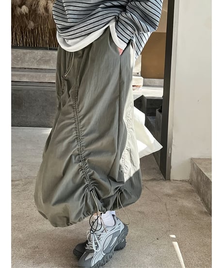 utility cargo skirt / 2color　hm2073