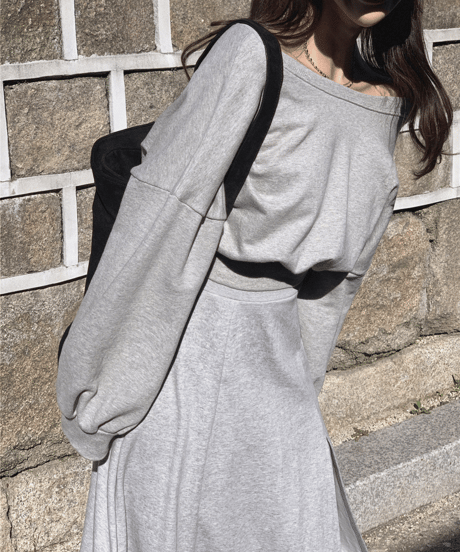 slit long skirt / top　hm2819