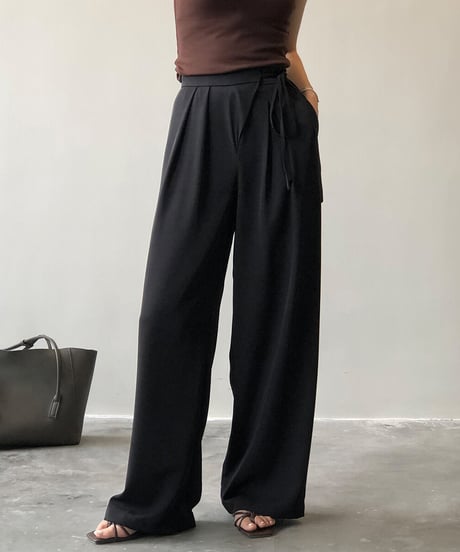 tie-waist wide pants / 2color　hm2444