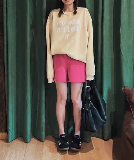 cut-off sweat shorts / 4color　hm1460
