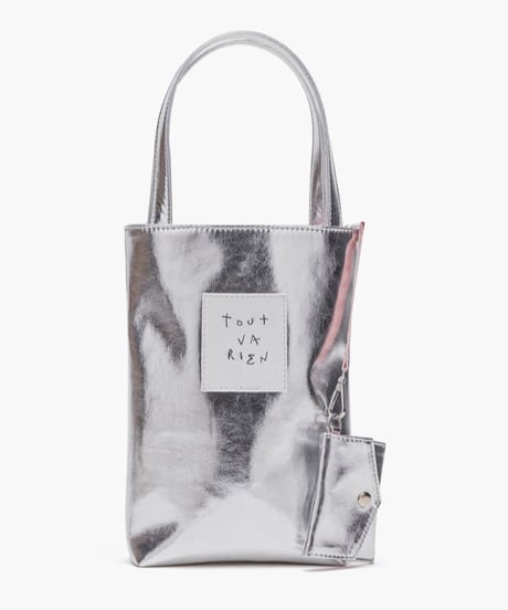metallic label bucket bag　hm1989