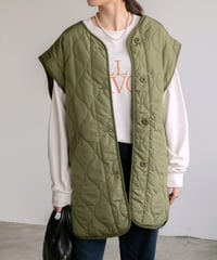 2-way quilted jacket / 3color　hm2688