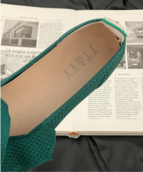 ribbon knit flats / 4color　hm2844