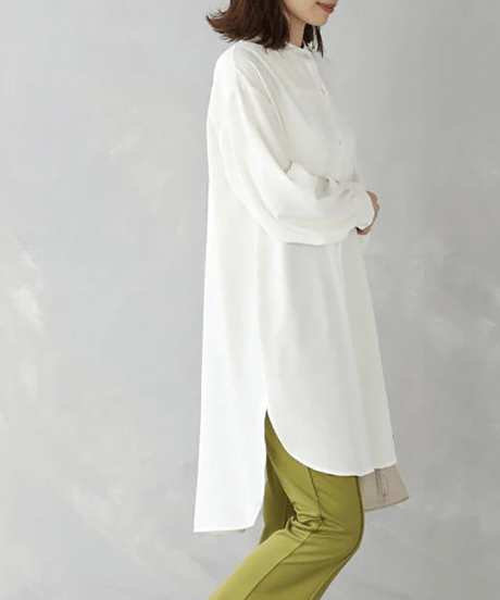 band collar shirt / 5color　hm2884