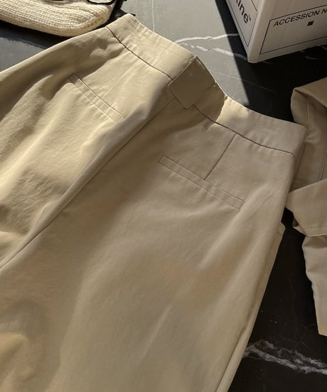 high waist wide pants / 2color　hm1748