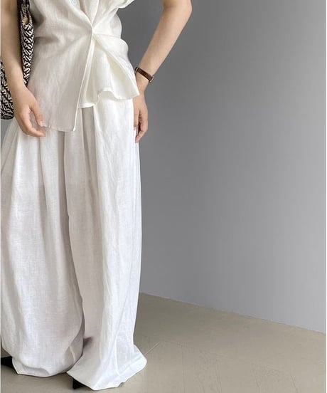 volume wide pants / 2color　hm2285