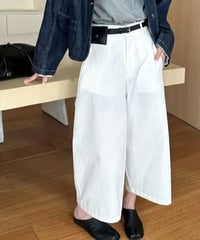 wide cropped pants / 2color　hm2328