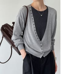 knit cardigan＆camisole / 3color　hm2561
