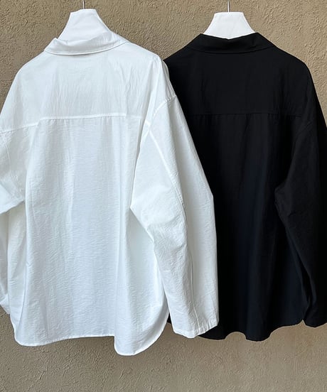 oversized shirt & skirt set / 2color　hm2075