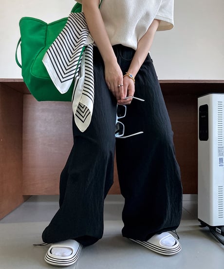 casual wide pants / 2color　hm2061