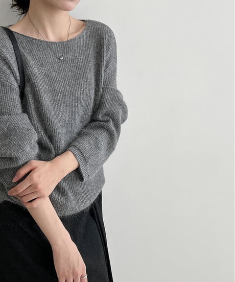 soft knit top / 4color　hm2763