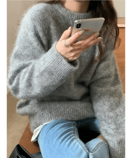 soft color sweater / 6color　hm2524