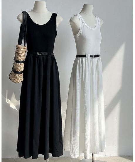 elegant scoop dress / 2color　hm2216